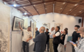 南京牛首山下风景与艺术同框  纳福德精品书画展吸引八方游客