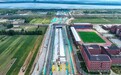 济南济泺路穿黄北延隧道有新进展，北端出入口已初具规模