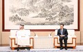 袁家军会见阿联酋阿治曼酋长国王储兼执行委员会主席谢赫阿马尔·努艾米