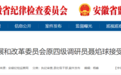 合肥市发改委原四级调研员聂焰球，接受监察调查