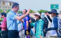 从宁波出发的援疆银发旅游专列抵达库车