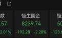 恒指、恒生科技指数双双跌逾2% 医药股领跌