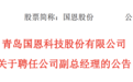 青岛国恩股份：聘任王龙为公司副总经理