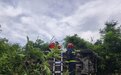一轿车侧翻2人被困 澄迈消防紧急救援