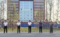 商丘市高级中学举行“跑步进高三”主题升旗仪式