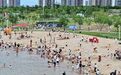 赣江“两滩七湾”天然泳场正式开放 南昌市民：像在海边度假