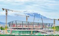 庐山市全民健身中心加紧施工（图）