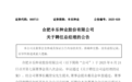 最新公告！安徽一上市国企迎来“85后”总经理
