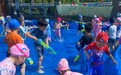 校园欢乐水世界，萌娃戏水乐无穷