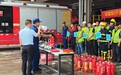 宁波中通物流公司消防演练增强职工突发处置能力