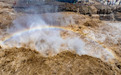 黄河壶口瀑布迎来今年最大水流量 出现“金涛拍岸”景观