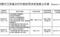 银行财眼丨江苏泰兴农商行被罚款249万元 因违反反洗钱相关规定等违规