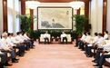 王浩刘捷拜会全国政协副主席梁振英　廉毅敏参加