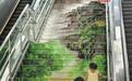 郑州地铁“山水阶梯”迅速走红 吸引众多市民打卡
