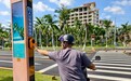 等红绿灯记得按按钮 海口三处增设请求式人行信号灯