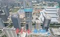济南西部“第一高”建设持续推进 幕墙安装进度提速