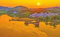 峡江县：霞光映照 美如画卷（图）