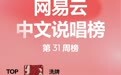 网易云音乐25年第31期说唱周榜发布 《洗牌》蝉联中文榜首位