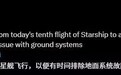 因地面系统故障，SpaceX暂停第十次星舰试飞