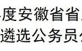 2025年度安徽省省直机关公开遴选公务员公告