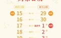 国庆中秋假期购票日历，转发收藏！