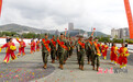 甘肃白银新兵踏上保家卫国新征程