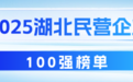 2025湖北民营企业百强榜单发布