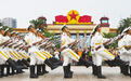 南昌八一广场国庆升旗仪式举行全流程联排（图）