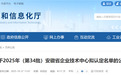 省工信厅公示！183家公司拟认定为“安徽省企业技术中心”