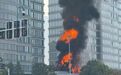 南京建邺一楼盘发生火情