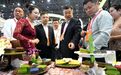 盖文启叶厉豪到冬交会万宁展馆巡馆