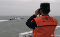 福建海警，在金门附近海域执法巡查