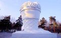 “用料”1100立方米！哈尔滨太阳岛造了个“超级冰淇淋”