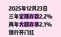 大额存单利率2.1%　居民存款“搬家”或持续
