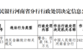 银行财眼｜农发行河南分行被罚款58.3万元 因违反金融统计相关规定