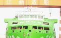 全球最大万吨级纯电动高端智能海船“宁远电鹏”号在湖口县下水