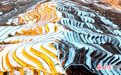 甘肃通渭：雪锁梯田　玉树琼枝