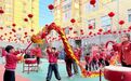 江西分宜：舞龙舞狮迎新年（图）