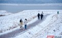 瑞雪扮靓武汉 汉口江滩成市民玩雪乐园