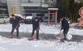 安徽中药科技学校师生协力扫雪除冰 筑牢校园冬日安全防线