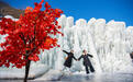沙河市北武当山景区：冰瀑美景入画来