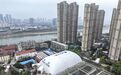 武汉出现一巨型“气球”罩住工地 扬尘和噪声通通“锁”在内