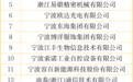31家！宁波市入选数量领跑全省