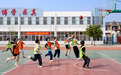 宁晋县朝阳街小学与刘路中心小学举办篮球友谊赛