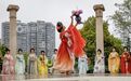 遂川县：花朝节汉服盛装展演（图）