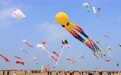 渤海湾畔万筝齐飞 潍坊风筝会邀你来滨海打卡