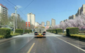 甘肃华亭道路“洗澡”忙　城市颜值刷新ing