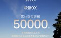 平均成交价53万，极氪9X累计交付突破5万