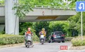险象环生！武昌岳家嘴立交桥下 仅10分钟就有40辆电动车逆行