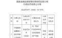 安阳金融监管分局：邮储银行安阳市分行及相关人员因违规放贷等行为受罚